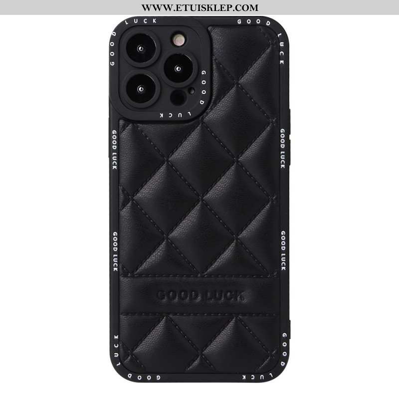 Etui do iPhone 14 Pro Powodzenia Pikowane